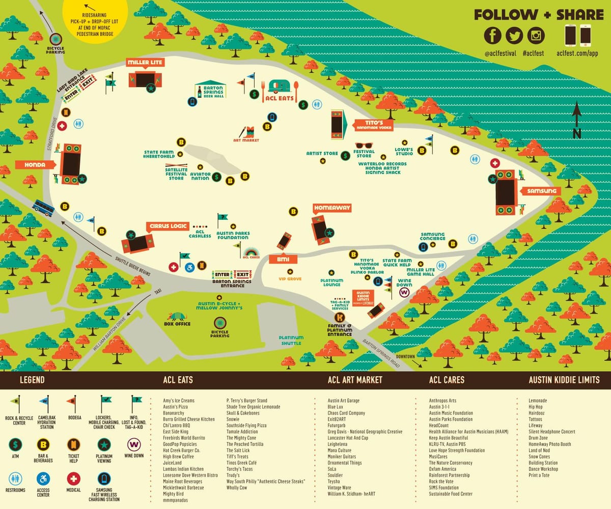 kort Austin ACL festival