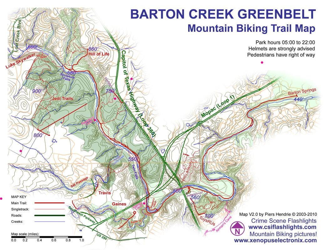 greenbelt kort Austin