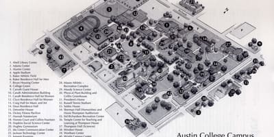Austin college campus kort